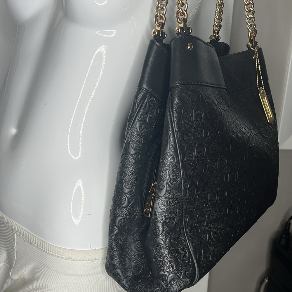 Coach Lexy Chain Shoulder Bag In Signature Leather - Picture 2 of 12